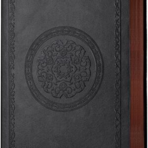 Fetinar Leather Vintage Journal Notebook,300 Pages,Leather Softcover Lined Journal Notebooks for Women Men,Notebook Journals for Writing Travel,Business,Office,5.7'' X 8.3''